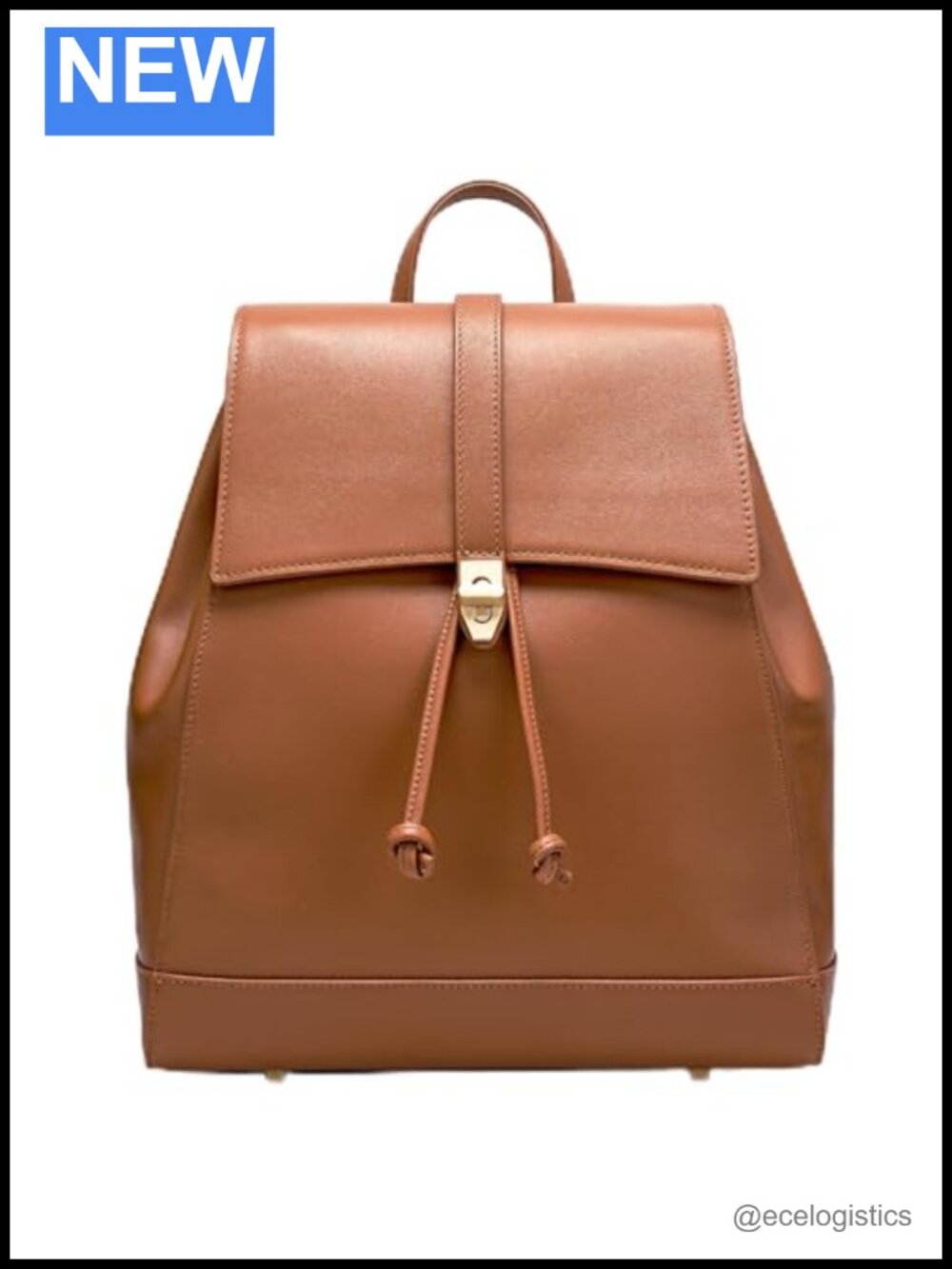 Genuine Leather Fashion Backpack for Women Laptop Travel Daypack